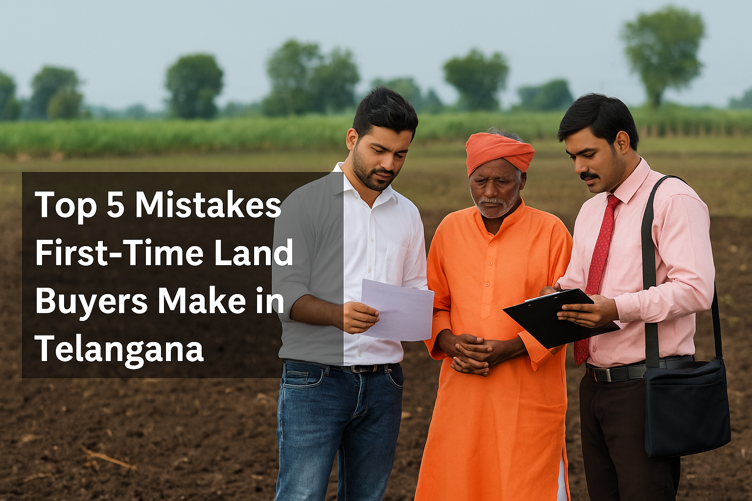 Top 5 Mistakes First-Time Land Buyers Make in Telangana