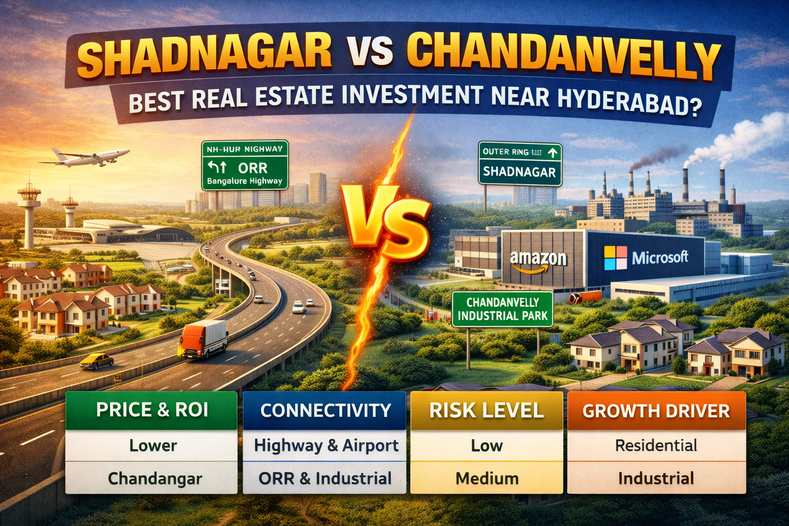 Hyderabad upcoming real estate locations